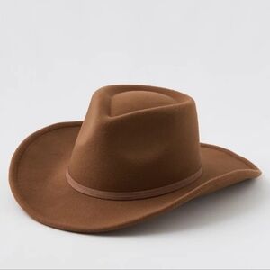 Aerie Felt Cowboy Hat - Brown